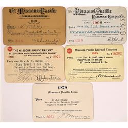 Missouri Pacific Railway Passes - 5  (126669)