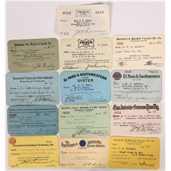 TX, OK, NM Railroad Passes - 13  (126670)