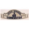 Image 1 : Disney Magic Kingdom Railway Conductor Hat Badge  (126645)
