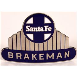 Santa Fe Railroad Brakeman Hat Badge  (126638)