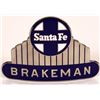 Image 1 : Santa Fe Railroad Brakeman Hat Badge  (126638)