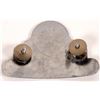 Image 2 : Santa Fe Railroad Porter Hat Badge  (126637)