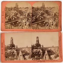 Houseworth Stereoviews of Hydraulic Mining In Columbia, Tuolumne, California  (123693)