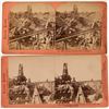Image 1 : Houseworth Stereoviews of Hydraulic Mining In Columbia, Tuolumne, California  (123693)