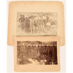 Gold Run J. J. Reilly Stereoview – Views of American Scenery Series - Hydraulic Mining (123753)