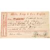 Image 1 : Rattlesnake Receipt for 43 Oz. Gold Dust to Baldwin