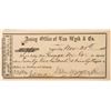 Image 1 : Van Wyck & Co. Assay Receipt  (113545)