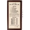 Image 1 : Mine Hoist Signal Code Poster in Vintage Frame  (122324)