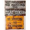 Image 1 : Utah Mine NO TRESPASSING Signs  (108243)