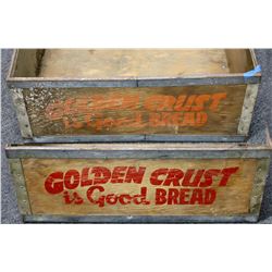 Golden Crust Antique Bread Box  (122481)