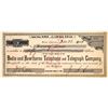 Image 1 : Bodie & Hawthorne Telephone & Telegraph Co. Stock Signed by JS Cain  (126244)