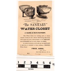 "The Sanitary Water Closet" or Flush it Down  (123496)