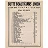 Image 1 : Broadside Beauticians Union Prices  (125514)