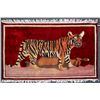 Image 1 : Wall Hanging, Tiger with Goat  (102101)