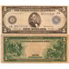 Image 1 : Series of 1914 U.S. $5 Federal Reserve Note  (124438)