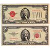 Image 1 : Small Size Legal Tender U.S. $2 Bills  (124439)