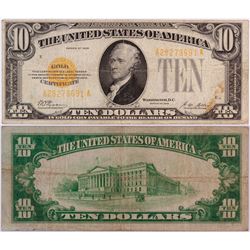 $10 U.S. Gold Certificate  (124433)