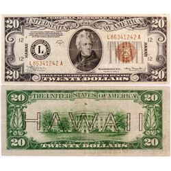 $20 Hawaii Federal Reserve Note  (124432)