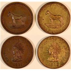 Trotting Medals, c1860 (2)  (127071)