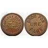 Image 1 : Rare Transporation token - The Valley Bus Line  (119917)