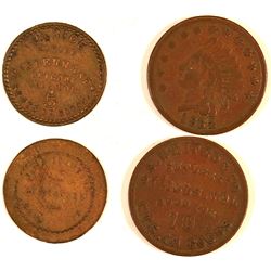 Illinois Sutler Tokens (2)  (127074)