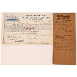 California Express Wells Fargo Gold Rush - "California Express" and Collection Envelope  (123722)