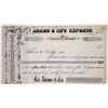 Image 1 : Adams & Co’s Express Special Deposit Receipt blank form 185- (not used)  (126755)
