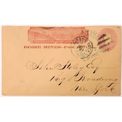 Wells, Fargo & Co. Boise Mines--Paid 50 Cts.  (123762)