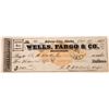 Image 1 : Wells, Fargo & Co., San Francisco-Owyhee Mining Company Check  (123734)