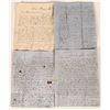 Image 1 : 1850  Gold Rush Trail Coverless Letters (4) - Independence to Sacramento  (126729)