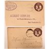 Image 1 : Two Gold Country Post Marked Covers  (116224)