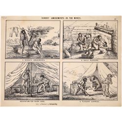 Lettersheet - Sundry Amusements in the Mines   (126743)