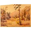 Image 1 : Carl Walline Original Western Watercolor  (49918)