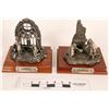 Image 1 : Pewter Christmas Themed Chilmark Statues (2)  (120639)
