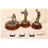 Image 1 : Pewter Miniature Civil War Era Figurines (3)  (120647)