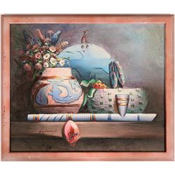 Native American Painting Pair  (114358)