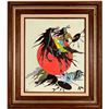 Image 1 : Stylized Native American Warrior Painting  (120815)