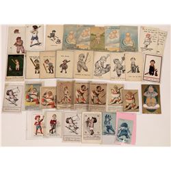 Youth Baseball Themed Postcards  (125935)