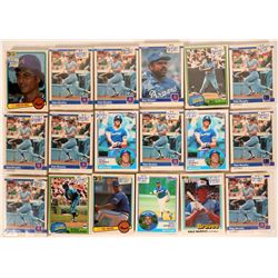 Fleer Braves Baseball Cards from the 1984 season  (110392)