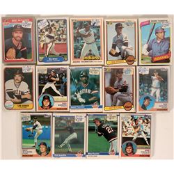 Fleer Indians Baseball Cards from the 1980 Season  (109899)