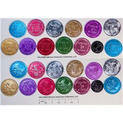 Twelve Illinois Prison Tokens  (119355)