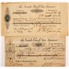 Image 1 : The Nevada Bank of San Francisco, 2nd & 3rd of Exchanges, 1878 & 1889  (59119)