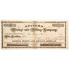 Image 1 : Arizona Mining and Milling Company - Rare Temporary Stock  (77016)