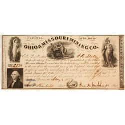 Ohio & Missouri Mining Company Stock  (81972)