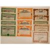 Image 1 : US Oil Stock Certificate Group (12)  (114343)