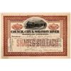 Image 1 : Council City & Solomon River Railroad Co Stock Certificate, Alaska, 1905  (111191)