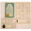 Image 1 : Nevada 1900's Highway Bonds - including RARE Green  (105780)