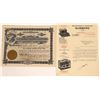 Image 1 : Typewriter Stock Certificate & Pictorial Letterhead  (126038)
