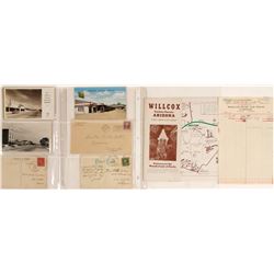 Willcox, AZ Postcards and Ephemera  (61773)