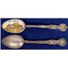 Image 1 : Old Adobe Ranch Enameled Sterling Silver Spoon  (121565)